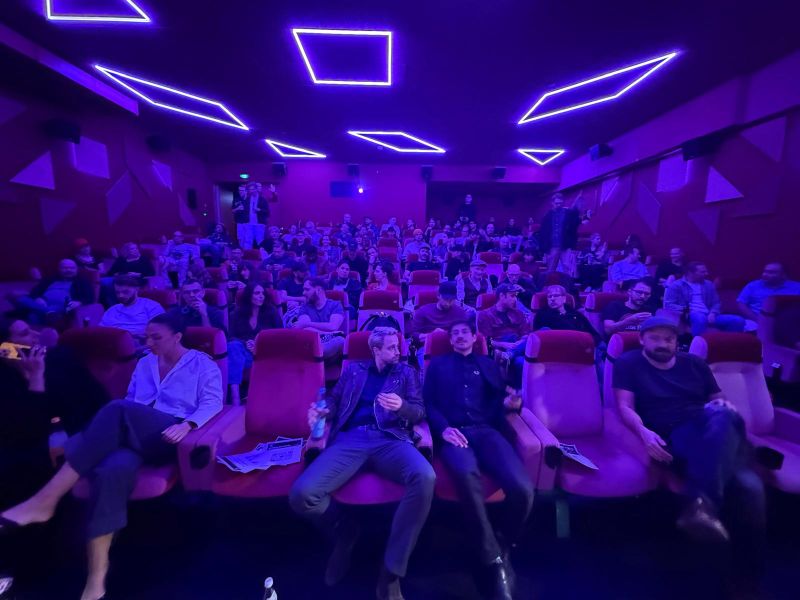 A packed cinema hall at Delphi LUX for the AI Filmmakers Berlin Fall Session