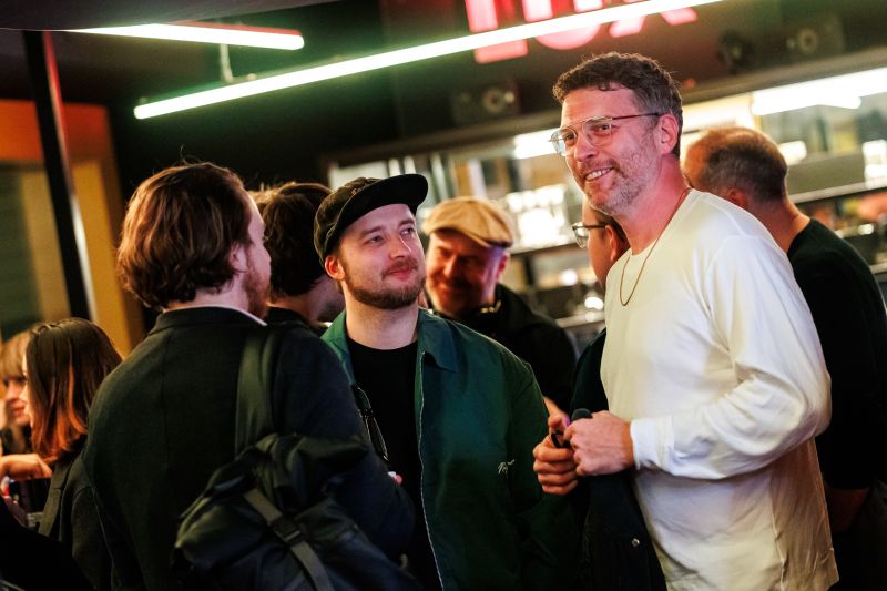 Conversations at the Delphi LUX bar after the screening